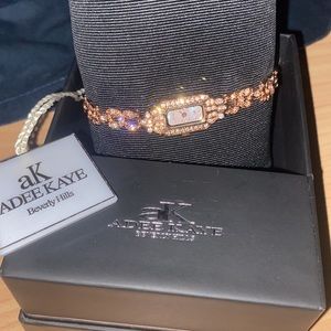Rose gold Adee Kaye women’s watch